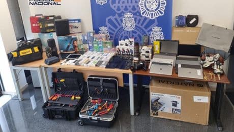 Desarticulado un grupo criminal que enviaba a Marruecos el botín de los robos en domicilios