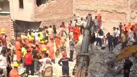 India: At least 11 people killed in residential building collapse