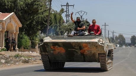 Israel targets Syrian capital after days of sectarian fighting