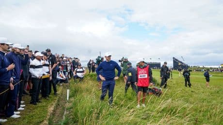 Rory McIlroy’s roller-coaster Open continues into second round at Royal Portrush