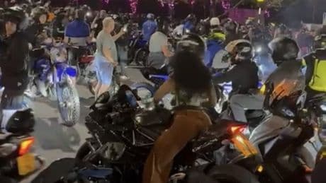Waterloo ‘racetrack’: Calls for action over hundreds of motorbikes gathering outside London Eye