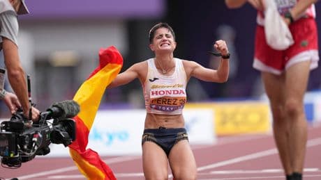 María Pérez, campeona del mundo