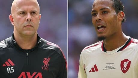 Virgil van Dijk issues Liverpool transfer statement but gets shot down by Arne Slot