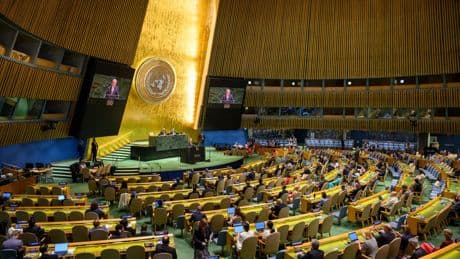 La Asamblea General de la ONU aprueba por amplia mayoría un texto en favor de crear un Estado palestino