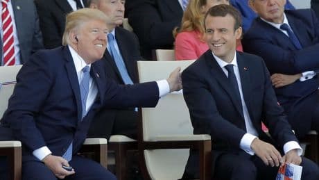 Macron visits Greenland to show European support for the strategic Arctic island coveted by Trump