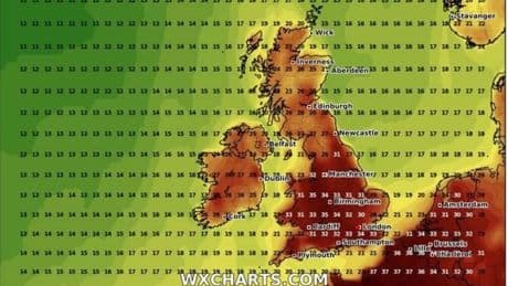 Tropical Storm Dexter heading for Scotland as unsettled conditions expected