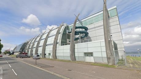 Man arrested after 'filming young girl' in changing rooms at Scots swimming pool