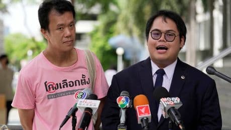 Thai appeals court finds 5 activists guilty of trying to block royal motorcade in 2020