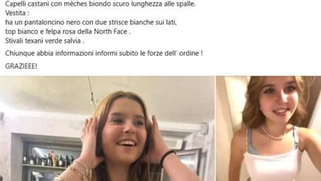 Sedicenne scomparsa da venerdì sera. "Diverbio con un ragazzo, poi più nulla"