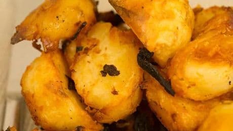 Chef's secret to perfect roast potatoes is to add one key ingredient to tray