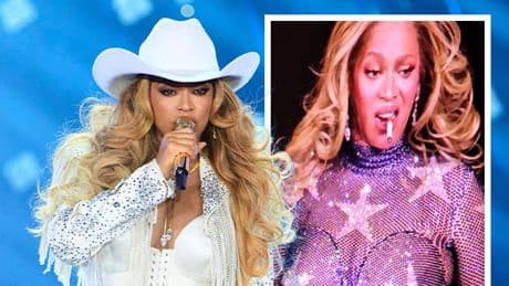 Mitten auf der Bühne - Raucht Beyoncé ’ne echte Zigarette?