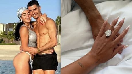 Ronaldo chiede la mano di Georgina: anello gigante e retroscena che fanno discutere