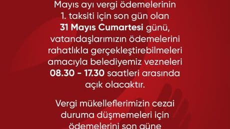 Efeler’in vezneleri cumartesi günü açık olacak