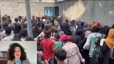 Palestinians in Gaza mark start of Eid with 'no access to food'
