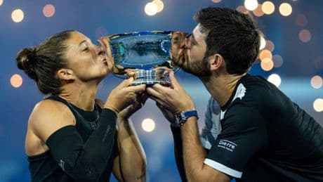US Open : les spécialistes du double mixte Sara Errani et Andrea Vavassori remportent la nouvelle mouture très critiquée de l’épreuve