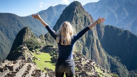 Woman visits Machu Picchu and view isn't what she expects