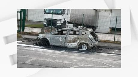 Rhône: un véhicule incendié et un mur tagué à la prison Lyon-Corbas