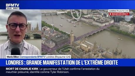 Manifestation d'extrême droite: des milliers de personnes convergent vers le Parlement de Westminster à Londres