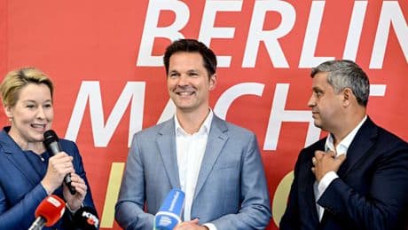 „Davor muss niemand Angst haben“, sagt der SPD-Spitzenkandidat zum Thema Vergesellschaftung