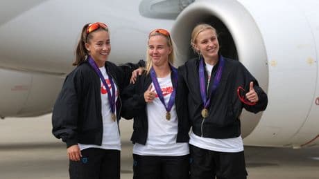 Watch: Lionesses return home to hero’s welcome after Euro 2025 victory