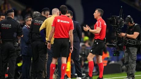 Espanyol fans injured as car hits crowd with Barcelona derby paused