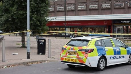 Salford shopping centre shut down as man rushed to hospital after attack
