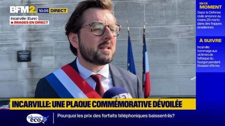 Incarville: "Aujourd'hui nous disons notre solidarité à ces hommes morts pour la France, morts pour la République", déclare Philippe Brun