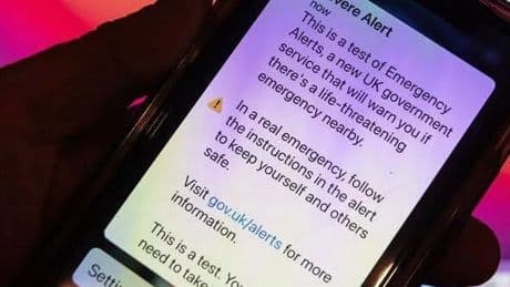 Exact time and date every phone in UK to receive emergency alert