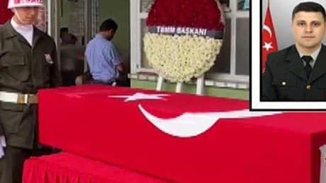 Şehit Topçu Uzman Çavuş Servet Ökkeş Çakır memleketinde son yolculuğuna uğurlandı