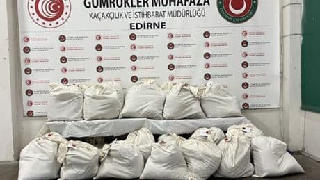 Kapıkule'de 179 kilo uyuşturucu ele geçirildi