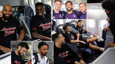 Man United stars jet off to the US - with Bryan Mbeumo and Matheus Cunha on board but Bomb Squad left behind - for pre-season tour ahead of Ruben Amorim's first full season