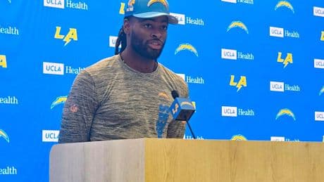 Chargers' Najee Harris sustains 'superficial eye injury' in fireworks incident