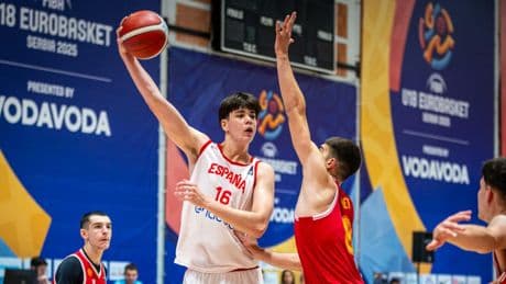 España se ensaña con Macedonia del Norte y pasa a cuartos de final del Europeo sub-18