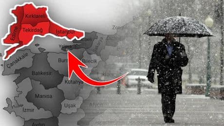 İstanbul, Edirne, Tekirdağ üzerinden Türkiye'ye giriş yapacak! Pazartesi gününden itibaren kabus başlıyor. Kış geri geliyor!