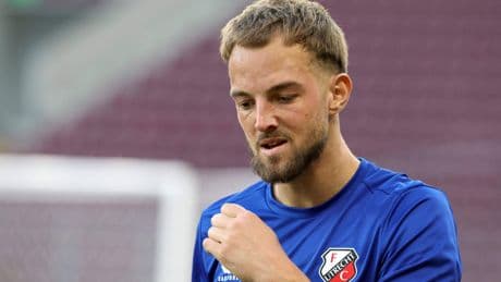 Hersenschudding houdt FC Utrecht-spits David Min aan de kant tegen Servette