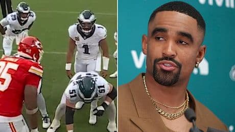 Jalen Hurts silences bitter Chiefs star with NSFW response as Eagles win Super Bowl rematch