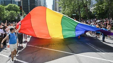 PHOTOS: Rainbow flags and politics on display at Montreal Pride parade