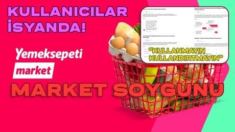 Yemeksepeti Market Soygunu: Stok yok, iptal yok, seçenek yok ama teslimat ücreti var!
