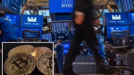 Bitcoin hits record as stocks, bonds retreat amid market uncertainty