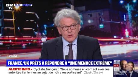 Défense: "Friedrich Merz a tendu la main aux Français et aux Britanniques", estime Thierry Breton