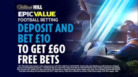 Chelsea vs Djurgarden: Get £60 in football free bets and bonuses with William Hill