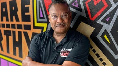 A Brooklyn teacher receives the excellence in theater education award.