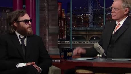 Joaquin Phoenix apologises for ‘horrible’ David Letterman interview: ‘I’ll never do it again’
