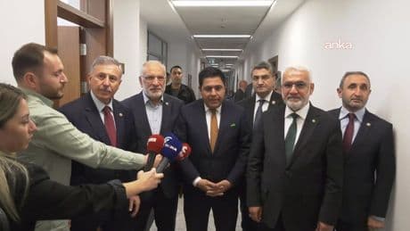 Yeni Yol Grubu, TBMM'de HÜDA PAR'ı ziyaret etti