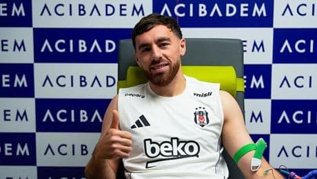 Beşiktaş'ın yeni transferi Orkun Kökçü sağlık kontrolünden geçti