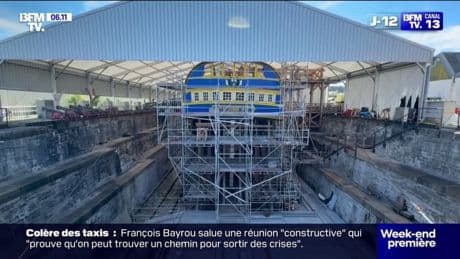 "Ce n'est pas n'importe quel bateau": un ultime appel aux dons pour trouver cinq millions d'euros afin de remettre à flot L'Hermione, un mythique bateau à trois mâts