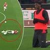 Tammy Abraham starts PRAYING after horrendous head clash knocked out AC Milan team-mate Mike Maignan