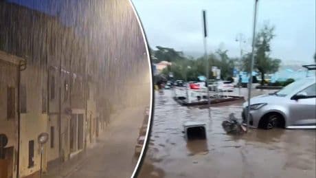 Noodweer Italië en Frankrijk: straten onder water