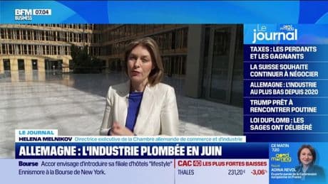 Allemagne: l'industrie du pays est au plus bas depuis 2020