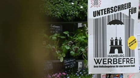 Volksbegehren „Hamburg werbefrei“ ist gescheitert